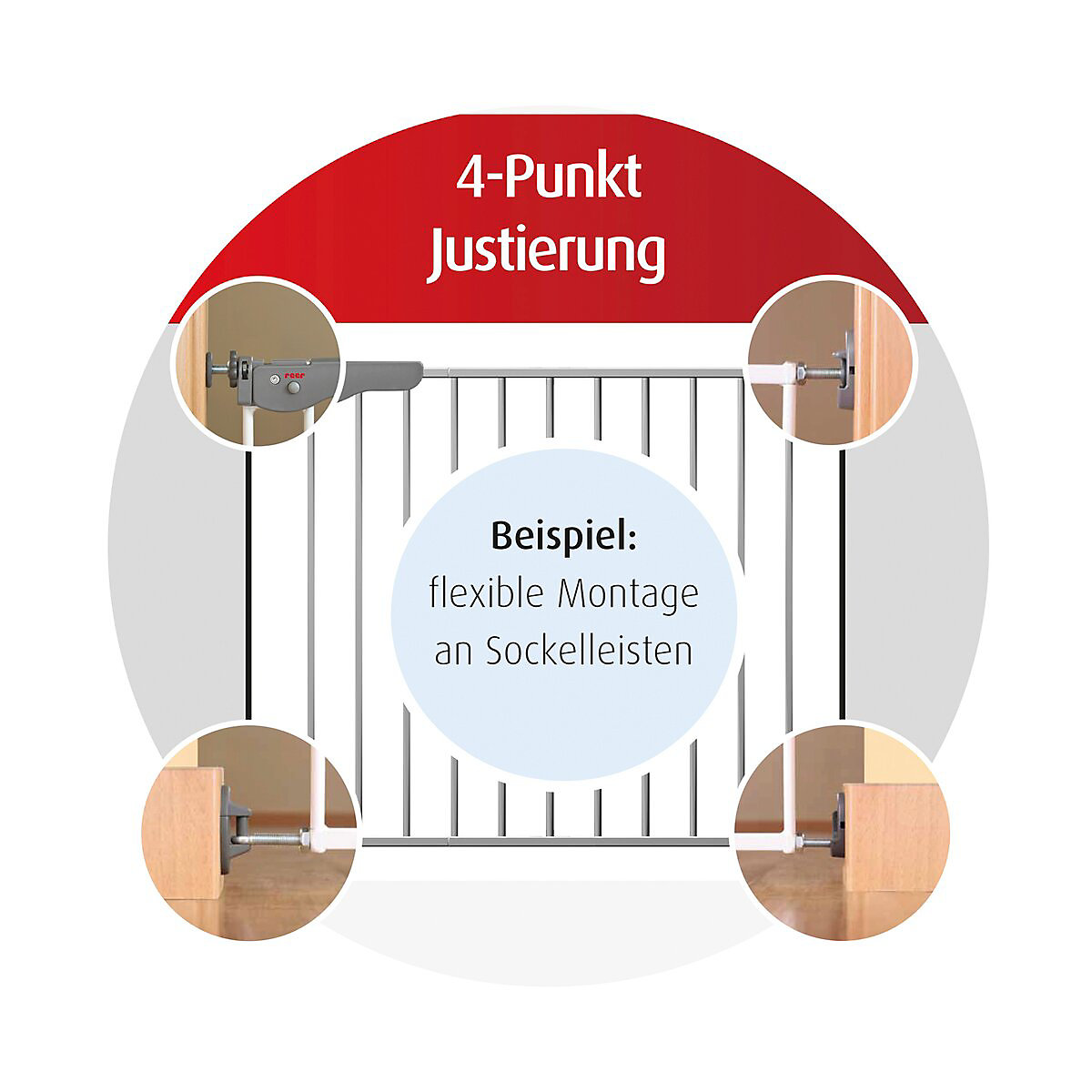 Treppenschutzgitter S-Gate 73-110 cm