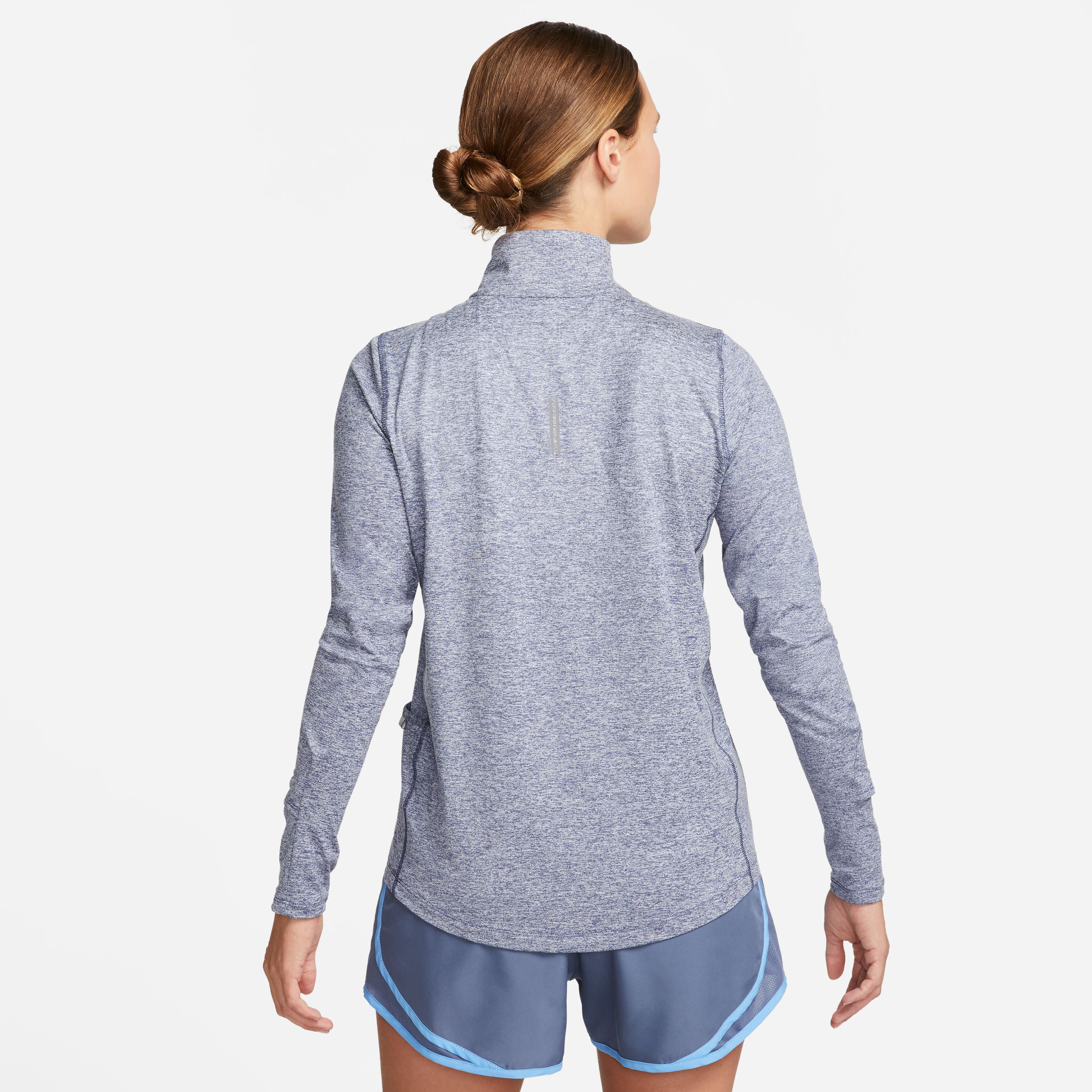 Element Half-Zip Running Lauftop Damen - Flieder, Grau