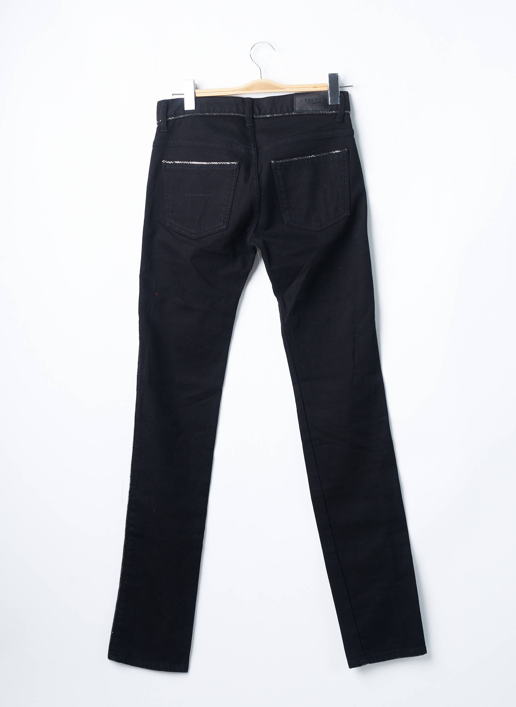 Azzaro Jeans Coupe Slim Femme couleur noir