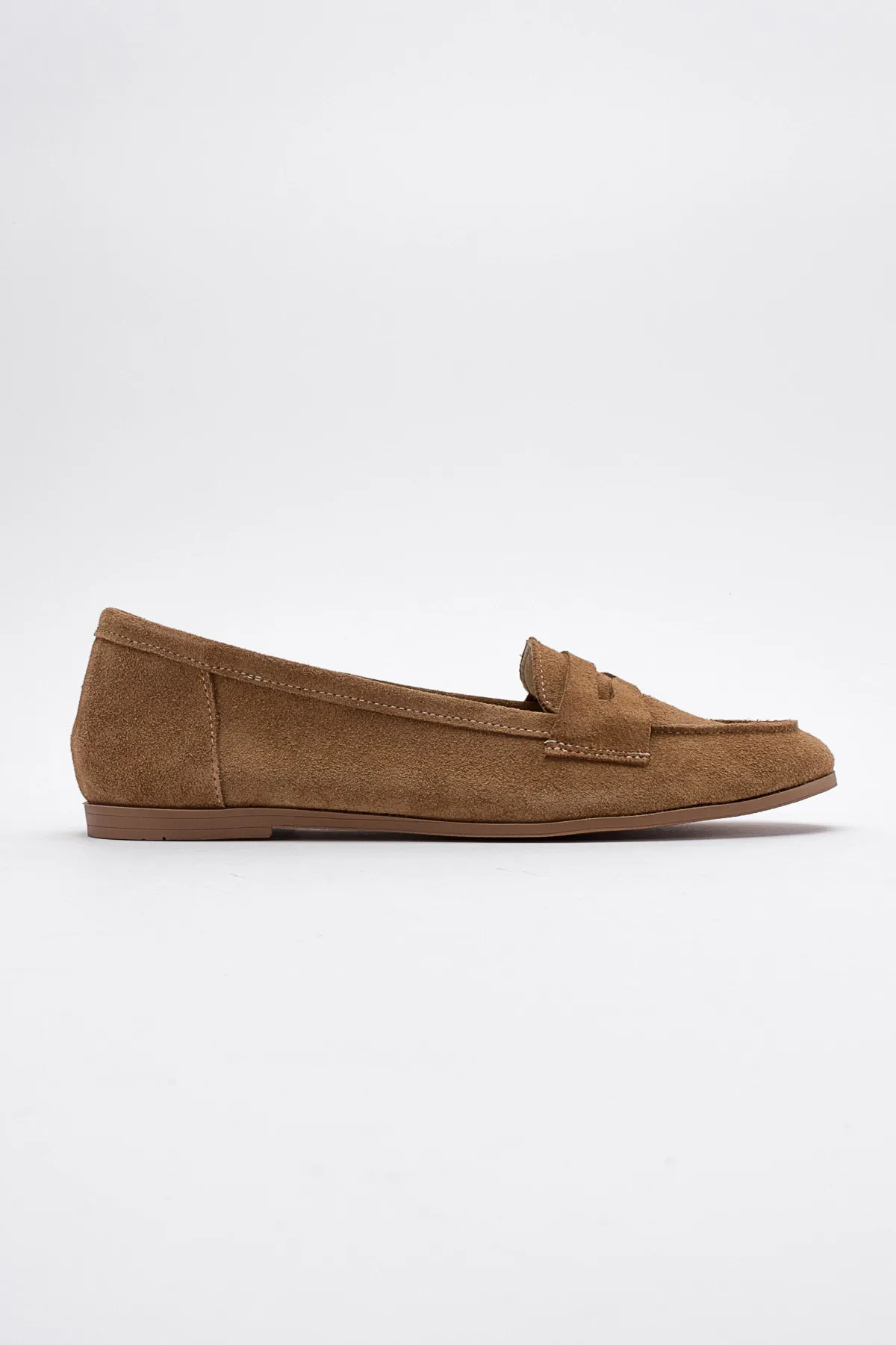 LuviShoes  F02 Damen-Ballerinas aus Clay-Wildleder