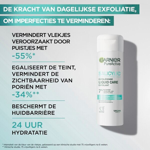 Garnier PureActive salicylová exfoliačná tekutá starostlivosť 120 ml