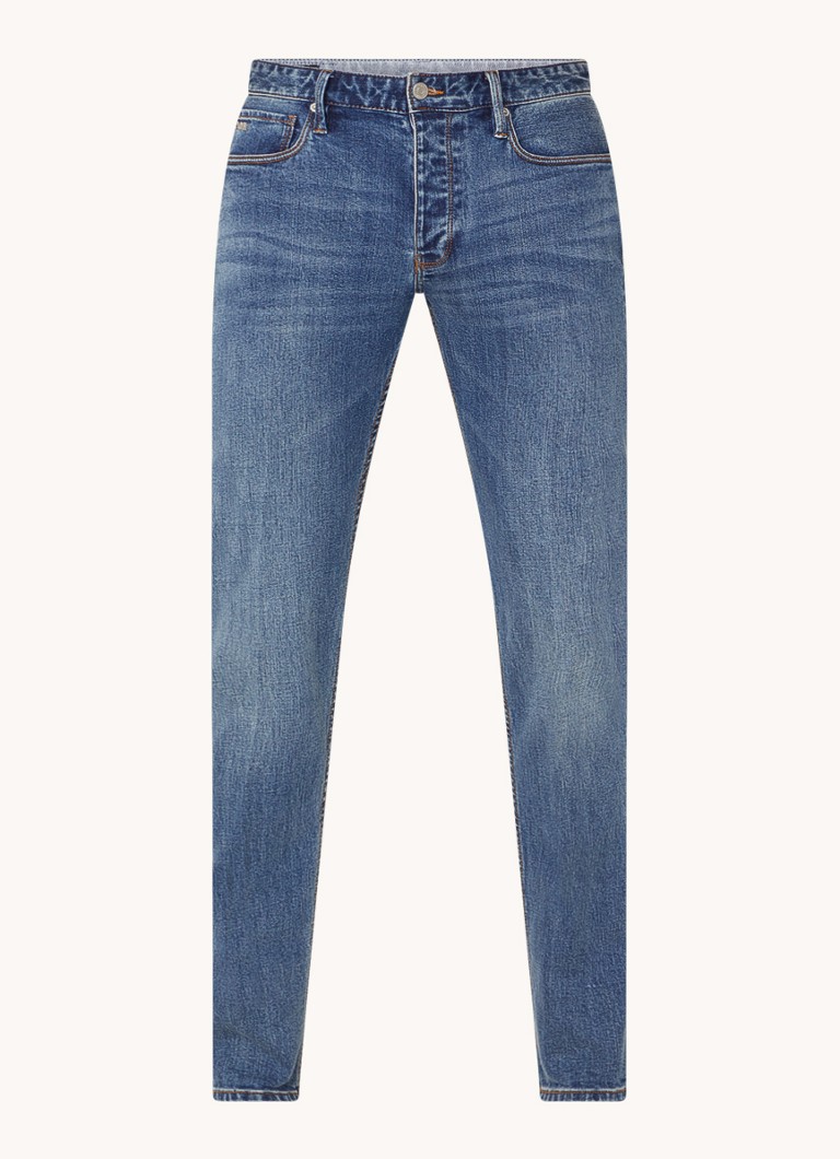 Jeansy Emporio Armani slim-fit, średnie pranie