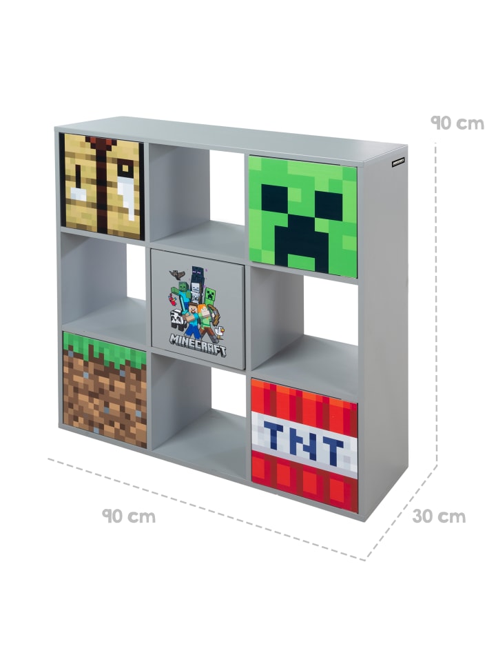 Minecraft MINECRAFT - 3x3 Regal mit Türen günstig kaufen onesize