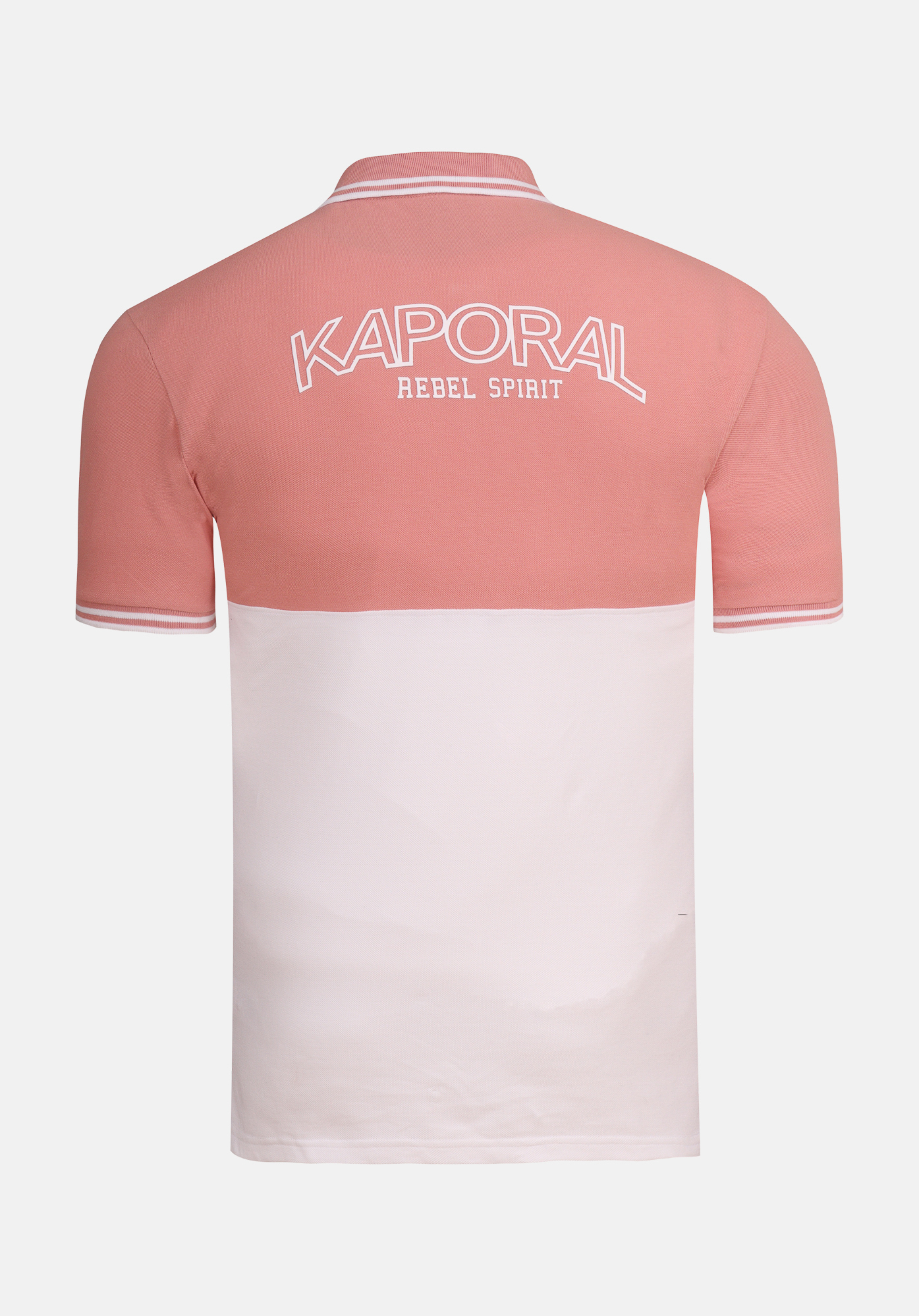 NATEA  Polo rose homme 100% coton