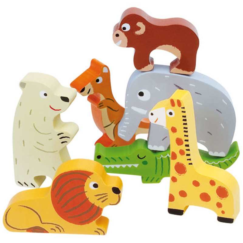 Puzzle encastrement Chunky Zoo Janod