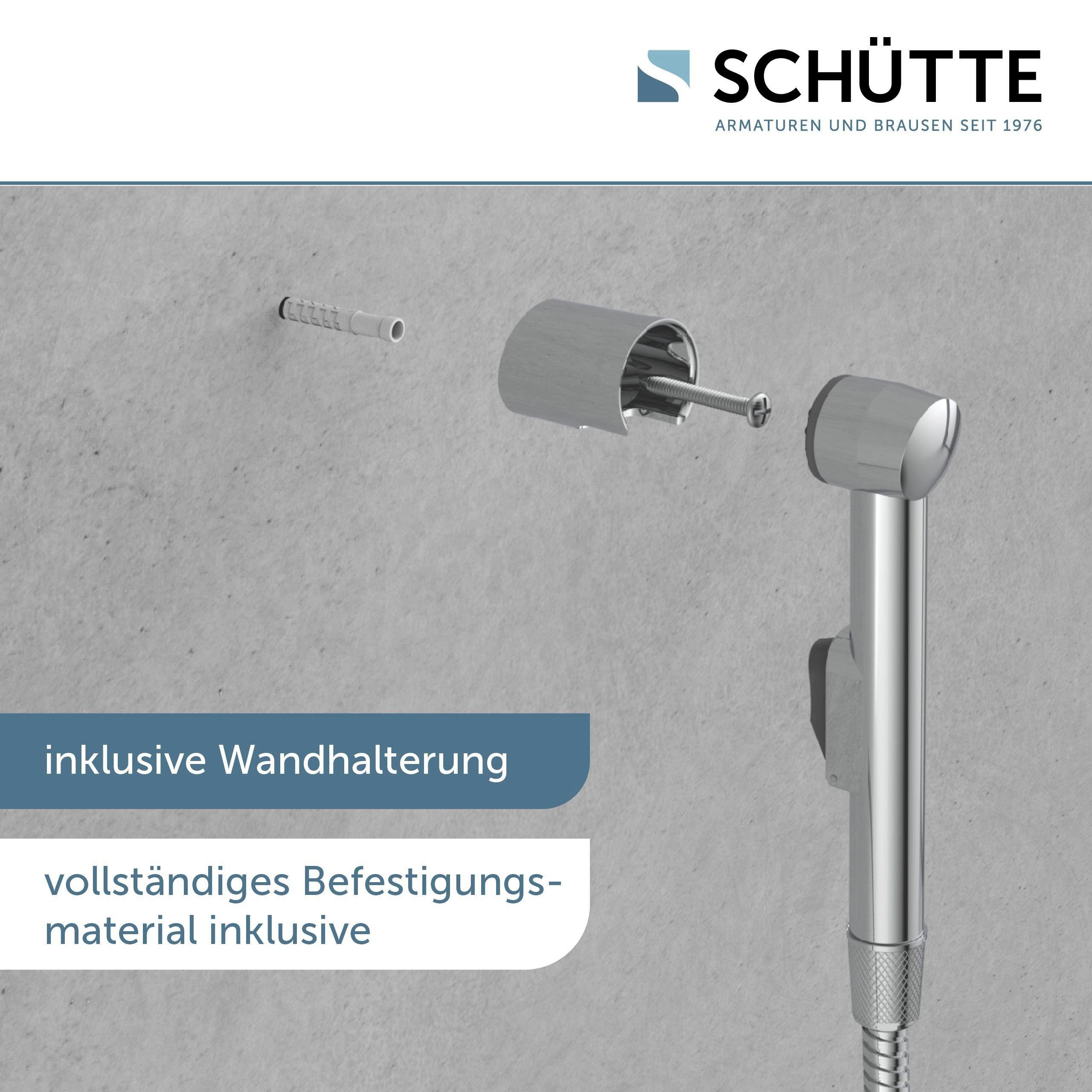 Schütte Waschbeckendusche, (Set, 3-tlg), Waschbeckenhandbrause mit Wandhalterung+Schlauch (150cm) und Adapter