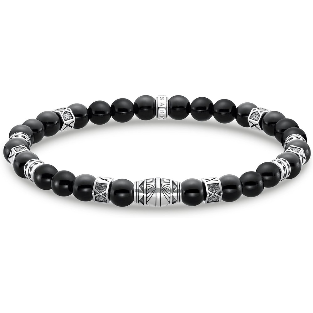 Thomas Sabo Bracelet 925 Argent noir Bracelet