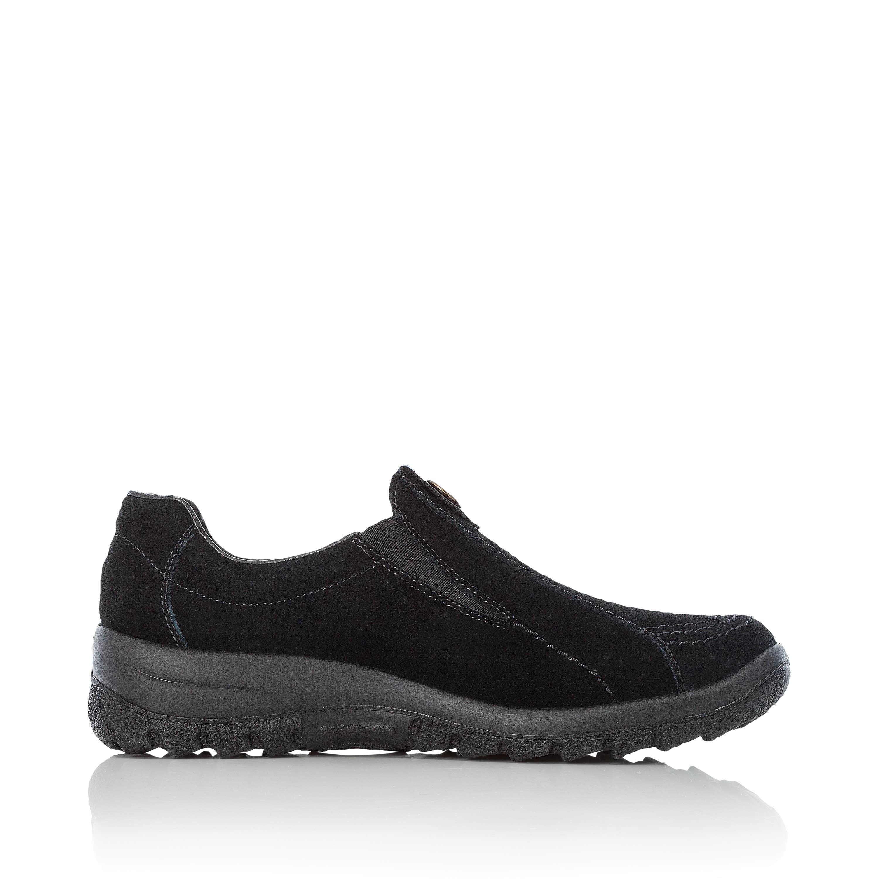 Rieker Damen Slipper tiefschwarz