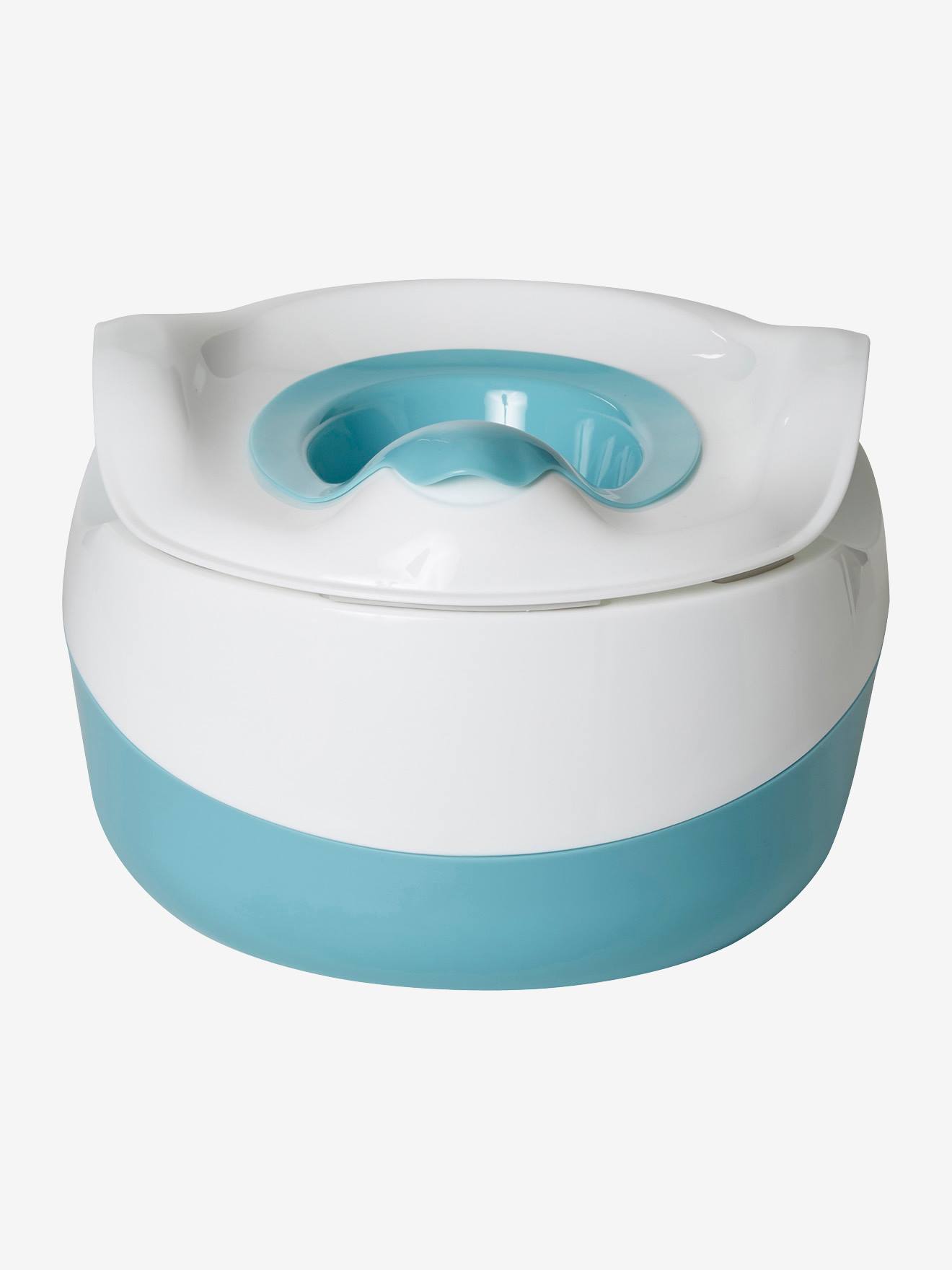 Pot d'hygiène 3 en 1 bleu/blanc