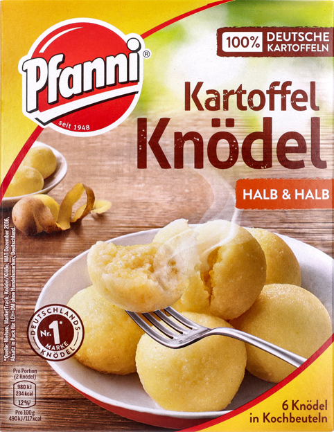 Pfanni Kartoffel Knödel halb & halb