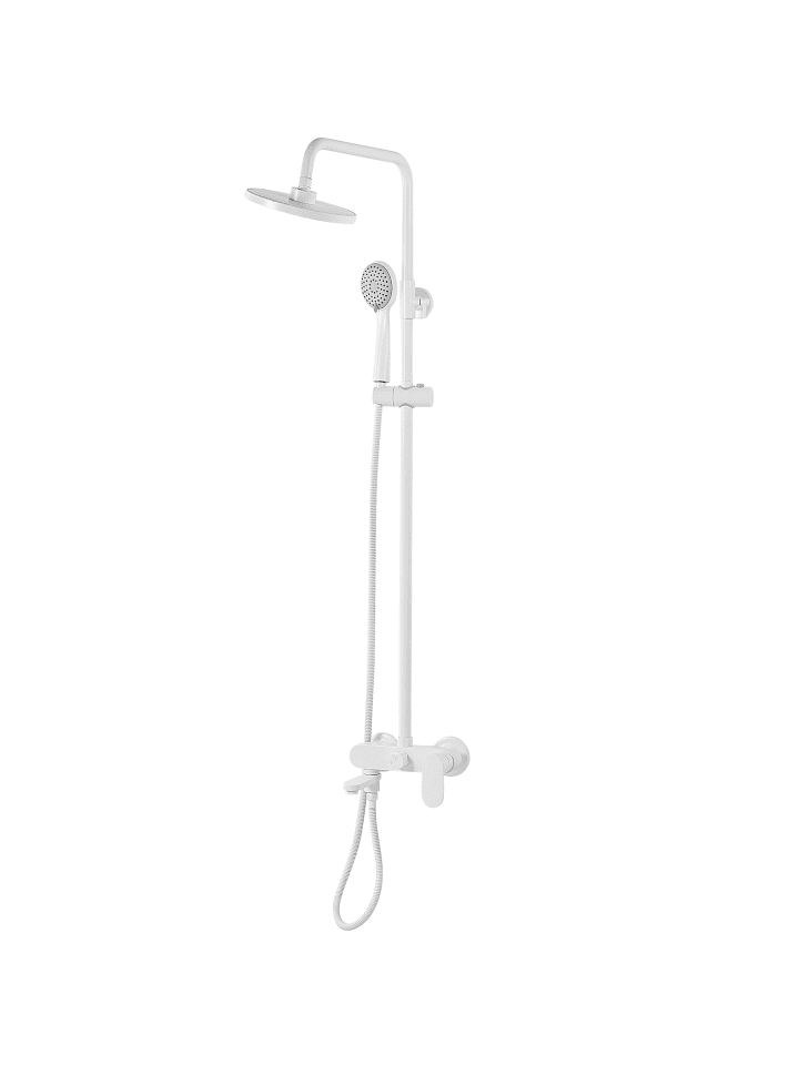 Beliani Wannenarmaturen GURARA in Weiß - (W) 23 x (H) 83 x (L) 36 cm günstig kaufen onesize