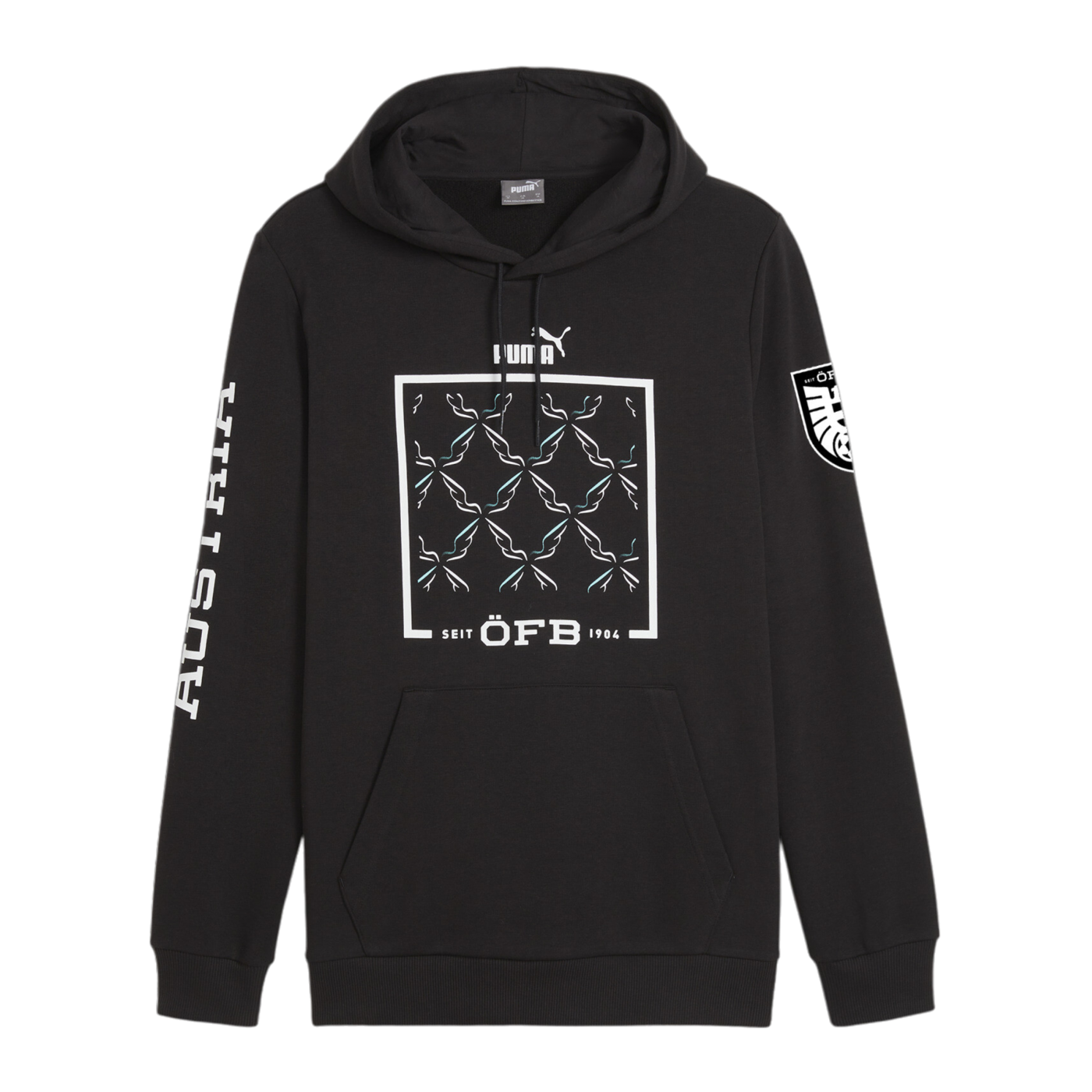 PUMA Österreich Ftbl Icons Hoody EM 2024 Schwarz F08