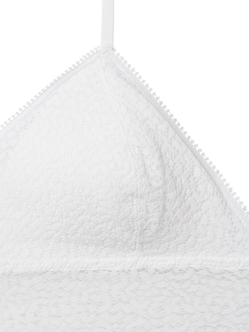 Bustier aus Spitze in weiß