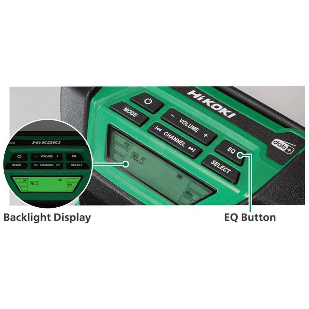 Rádio budowlane HIKOKI 18V Bluetooth UR18DA(H4Z)