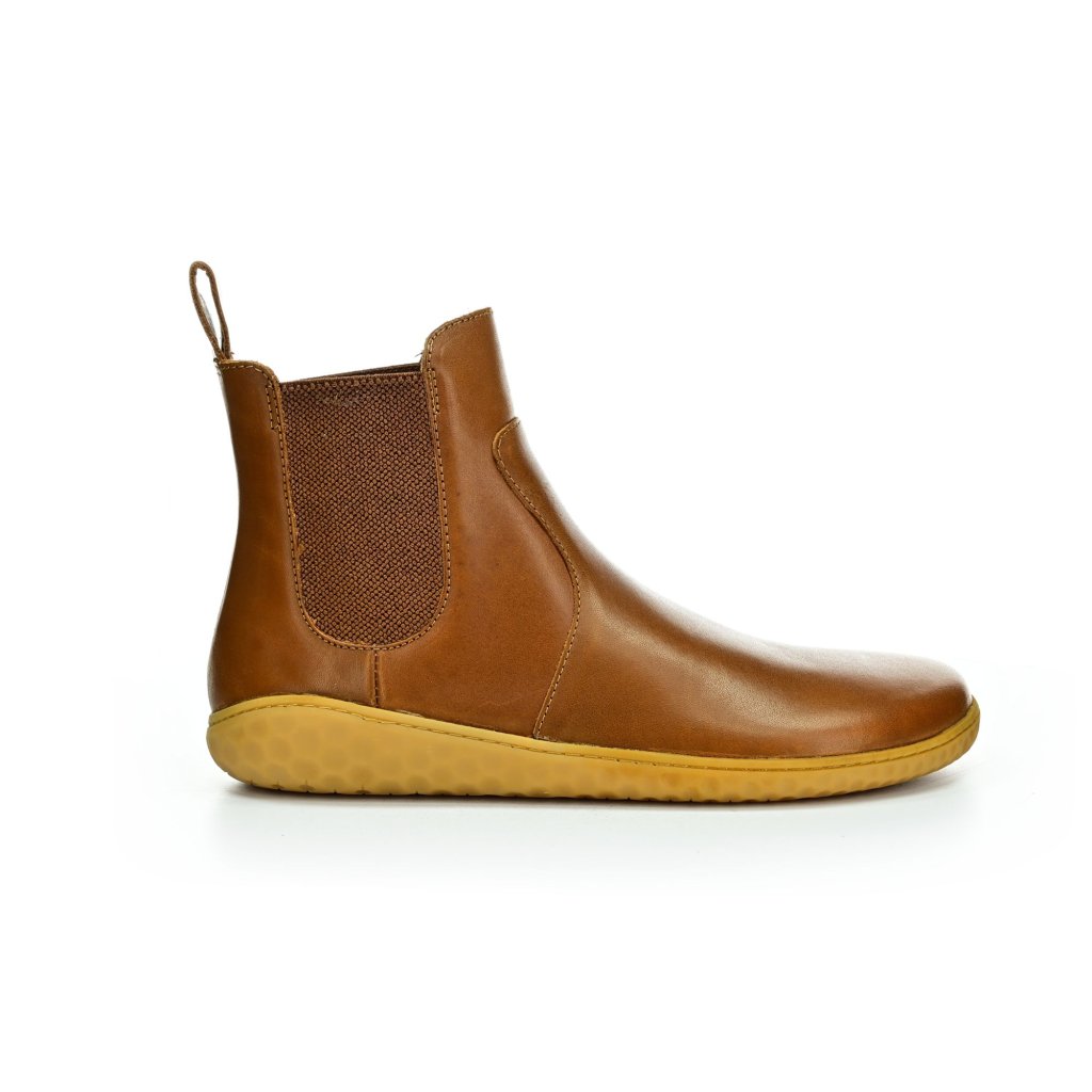 Vivobarefoot Geo Chelsea Womens Tan Chelsea Barfußschuhe