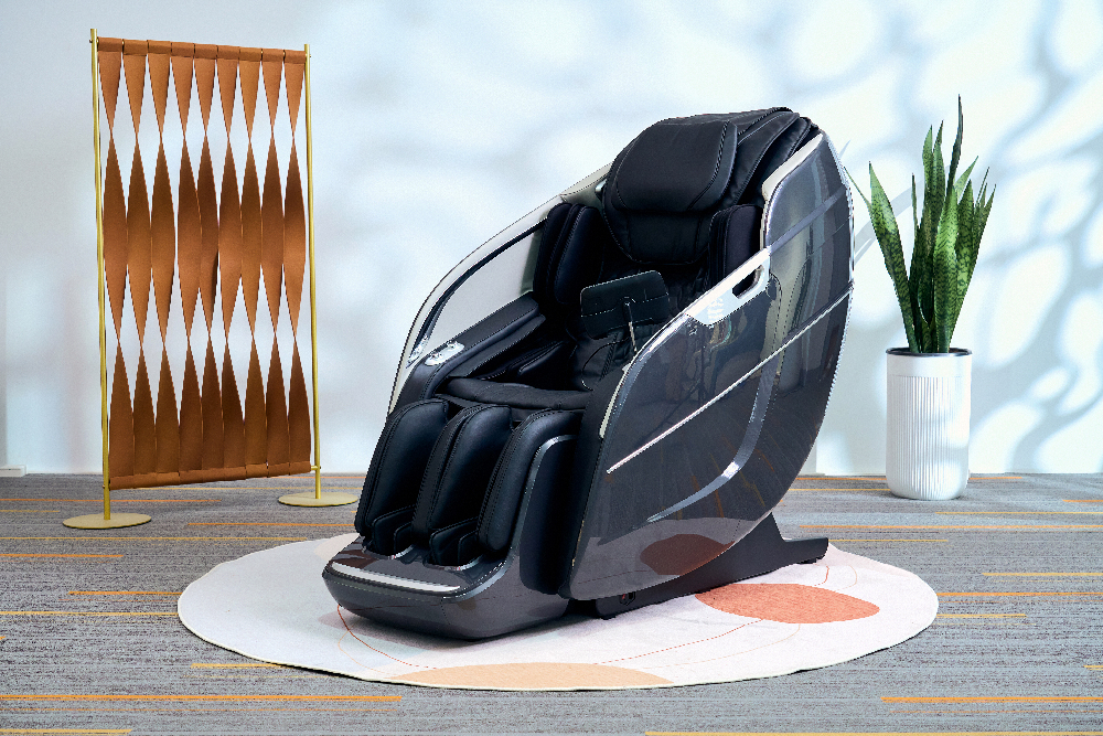 Happy Home Elektrischer Massagesessel mit Airbag & 3D-Massage-Mechanismus, Lautsprecher & Touchscreen-Display