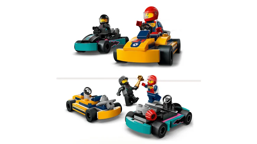 LEGO City 60400 Go-Karts mit Rennfahrern