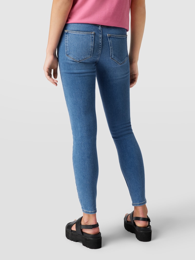 Skinny Fit Jeans mit Stretch-Anteil in dunkelblau