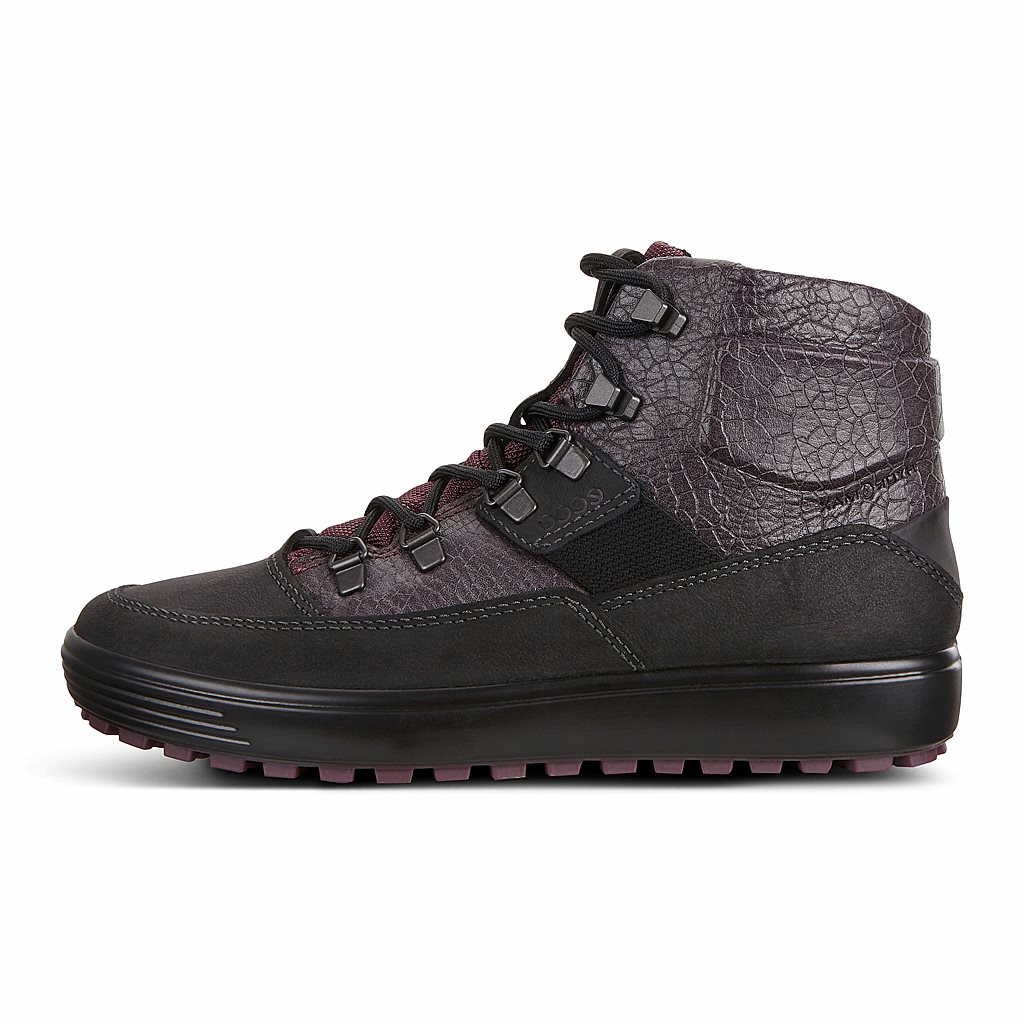 ECCO Schnür-Stiefeletten schwarz