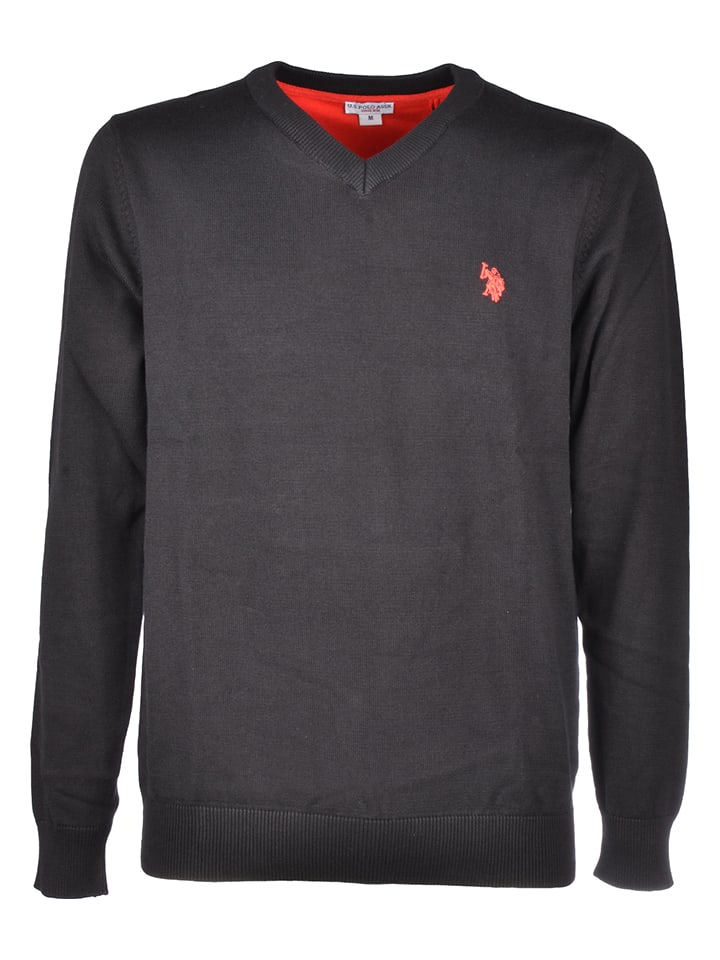 U.S. Polo Assn. Pullover in Schwarz günstig kaufen
