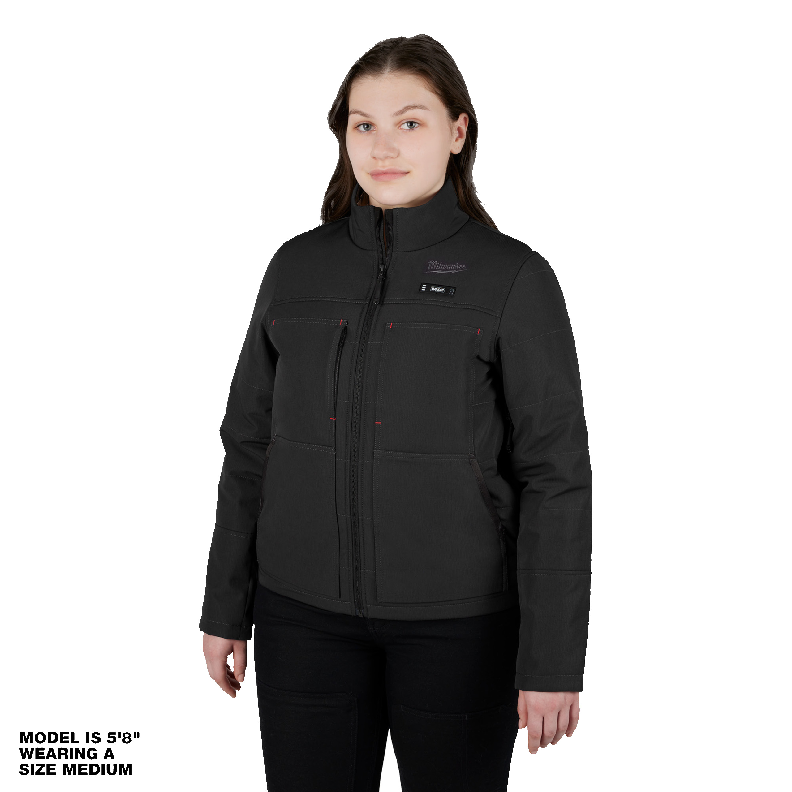 Doudoune chauffante Milwaukee 4932480086 M12 HPJLBL2 pour femme - Noire - Taille M (Batterie et chargeur non inclus)