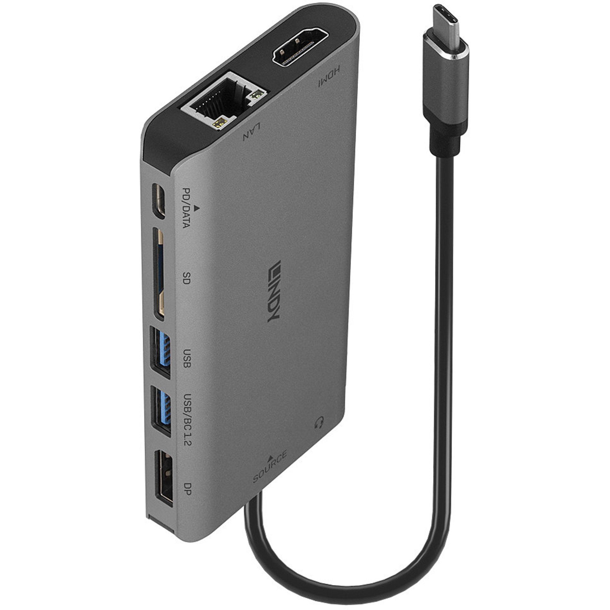 Lindy Laptop-Dockingstation Lindy USB 3.2-C Mini Dock, Dockingstation