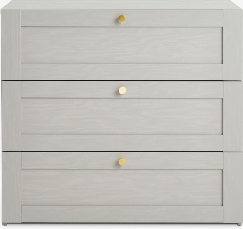 FRAMLEV Komoda FRAMLEV 3 szuflady szara