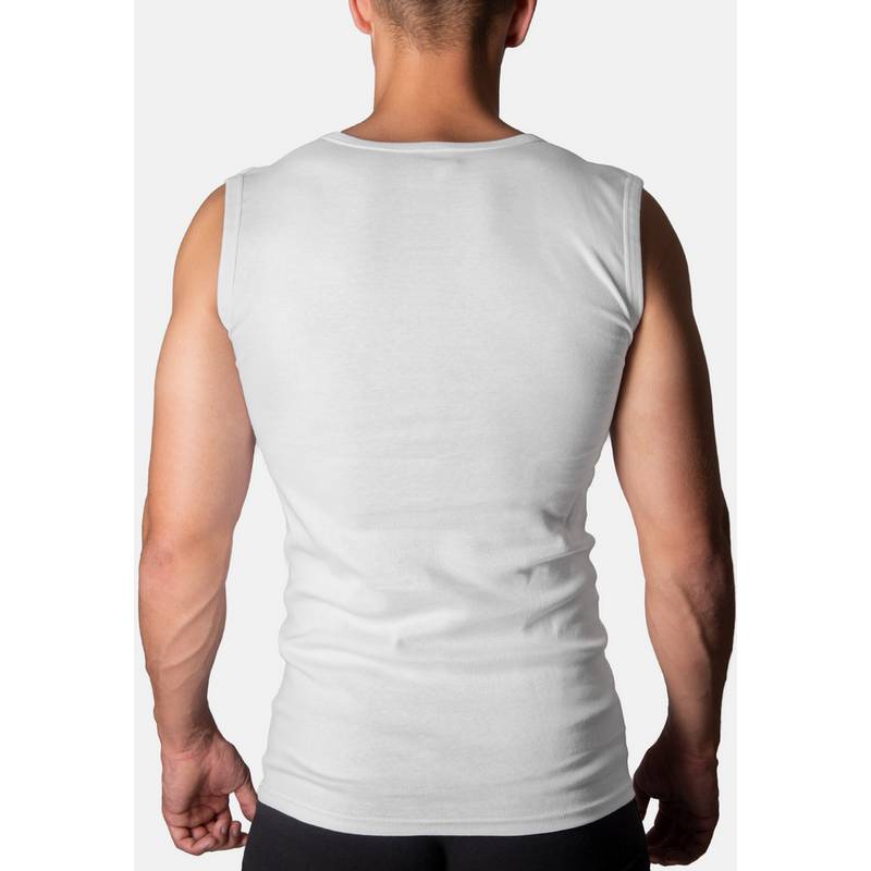 Black Snake 2 Pack V-Neck Muskelshirt Classic Unterhemd Herren
