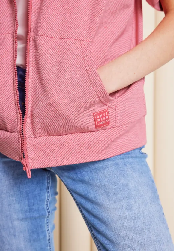 CECIL Halbarm Sweatshirtjacke
