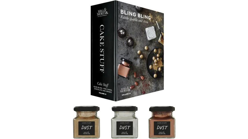 MILL&MORTAR Glitter Staub Bling Bling 3er Set Geschenkbox 30 g
