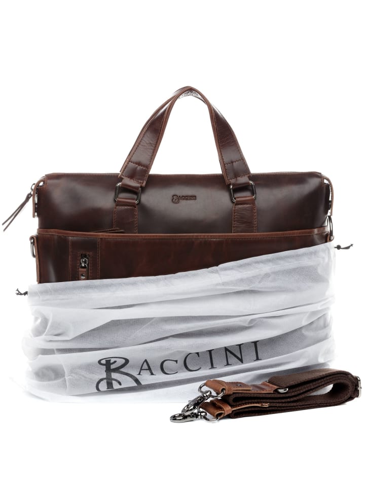 BACCINI Leder-Laptoptasche 15