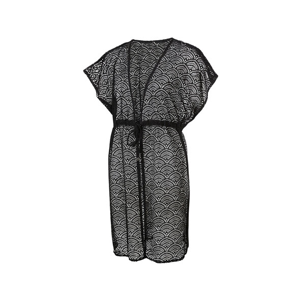 Damen Badebekleidung Kaftan, black