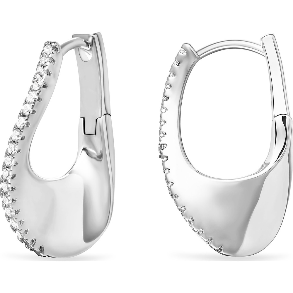 FAVS Créoles 925 Argent Boucles d'oreilles