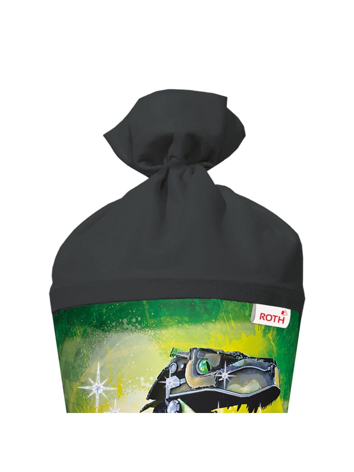 ROTH Schultüte groß Robo-Rex 70 cm, Glanzfolie in Grün günstig kaufen onesize