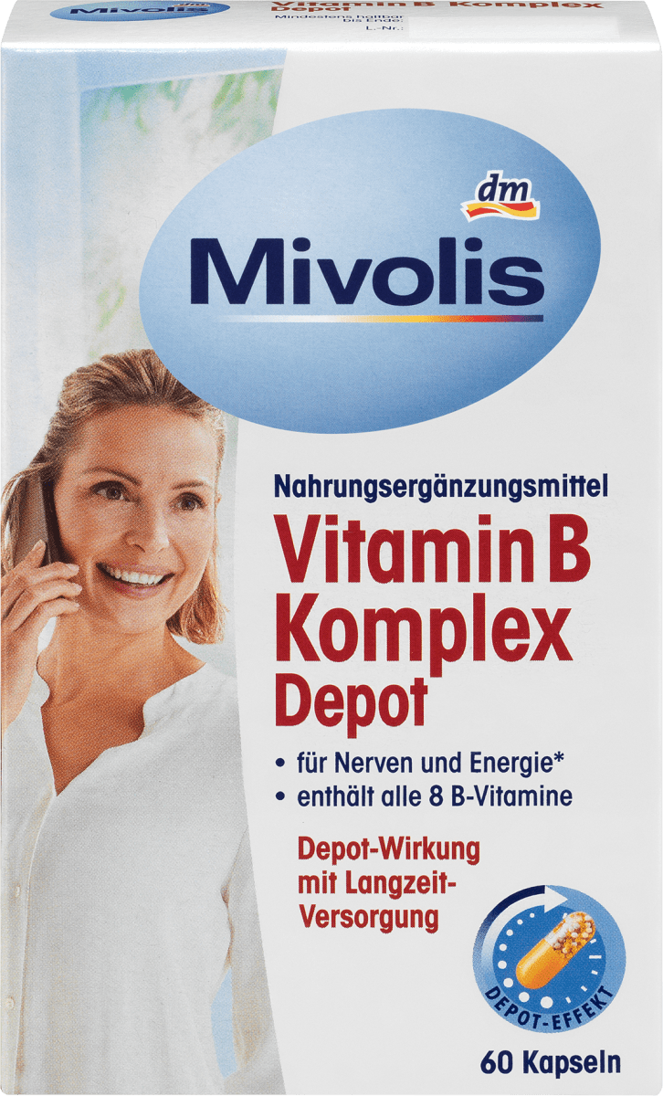Vitamin B Komplex Depot, Kapseln 60 St., 33 g