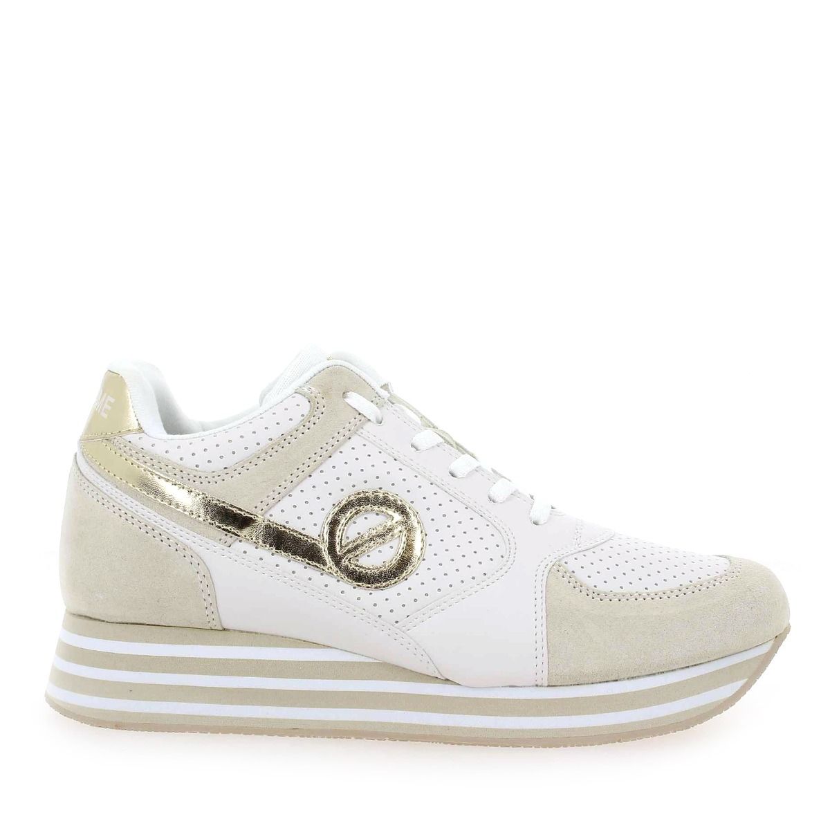 No Name  PARKO JOGGER E23 - Blanc Doré