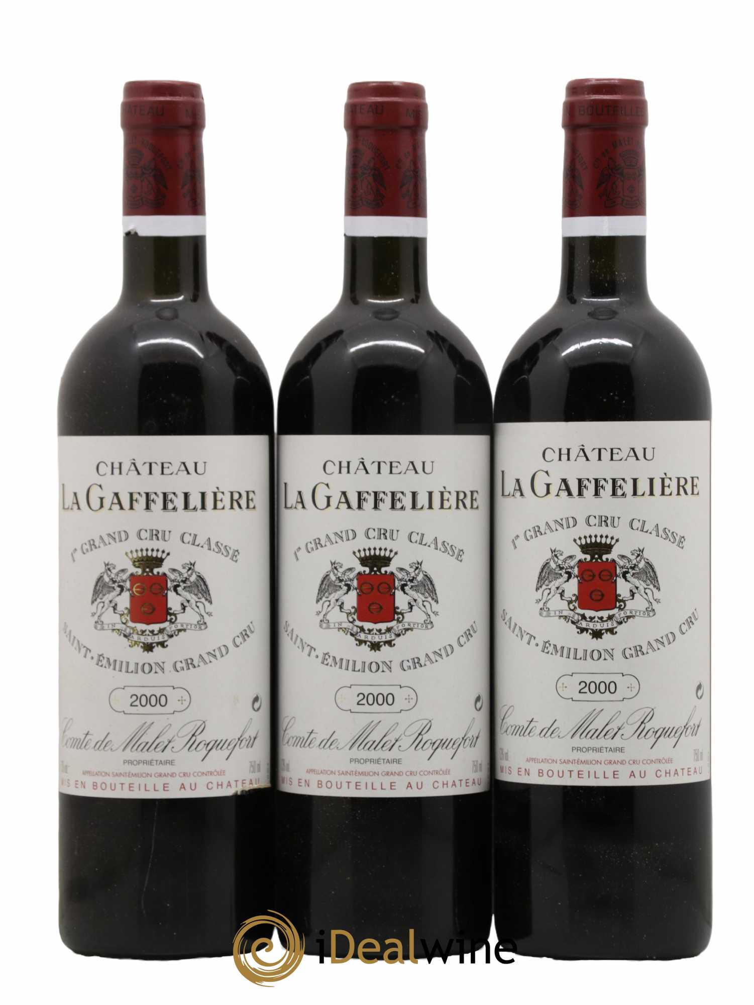 Château la Gaffelière 1er Grand Cru Classé B  2000 - Lot de 12 Bouteilles