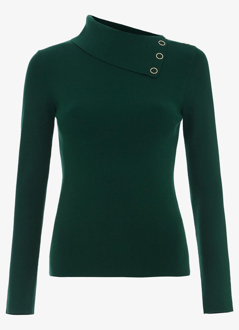 Pull Regina de Phase Eight en maille côtelée avec col montant