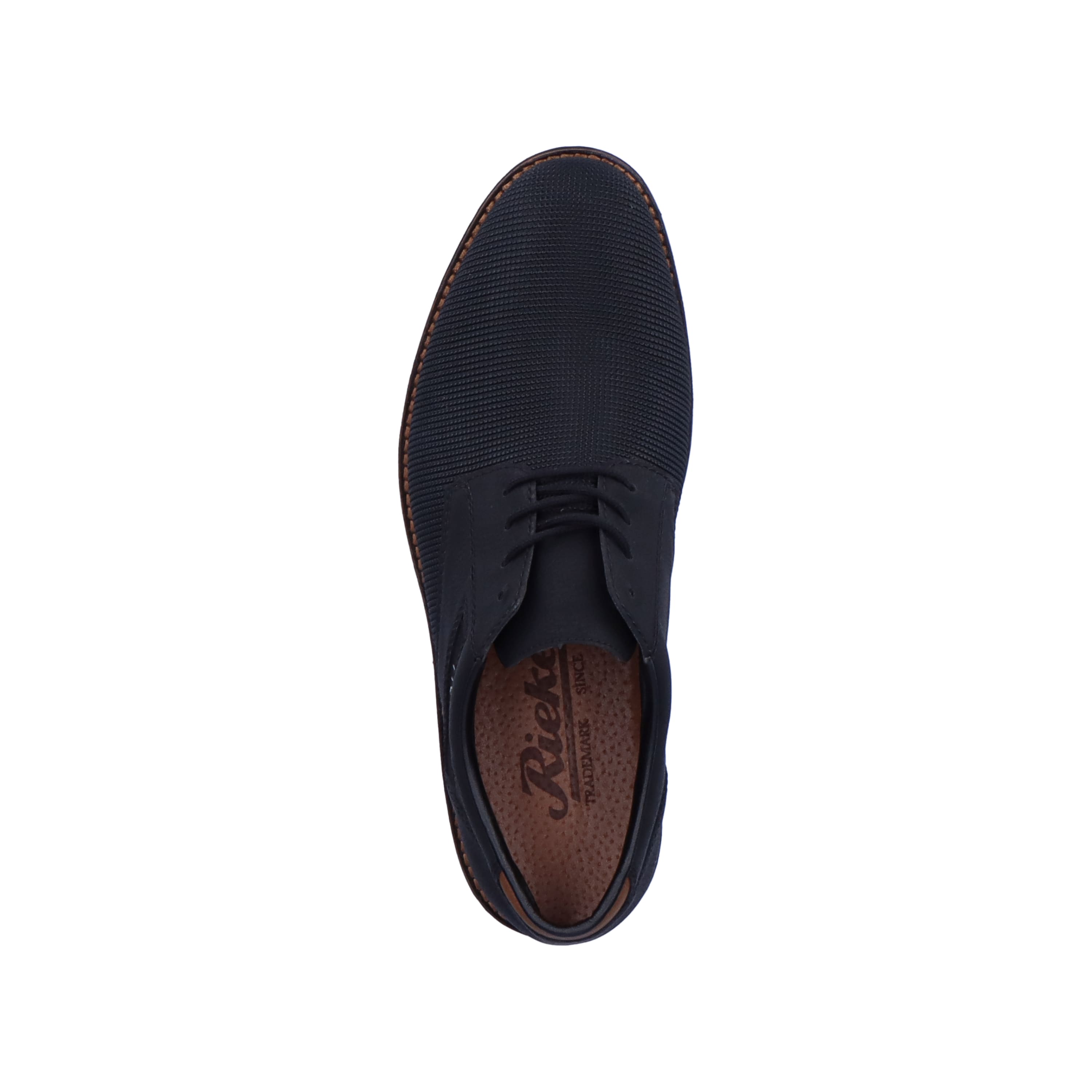 Rieker Herren Schnürschuhe graphitschwarz