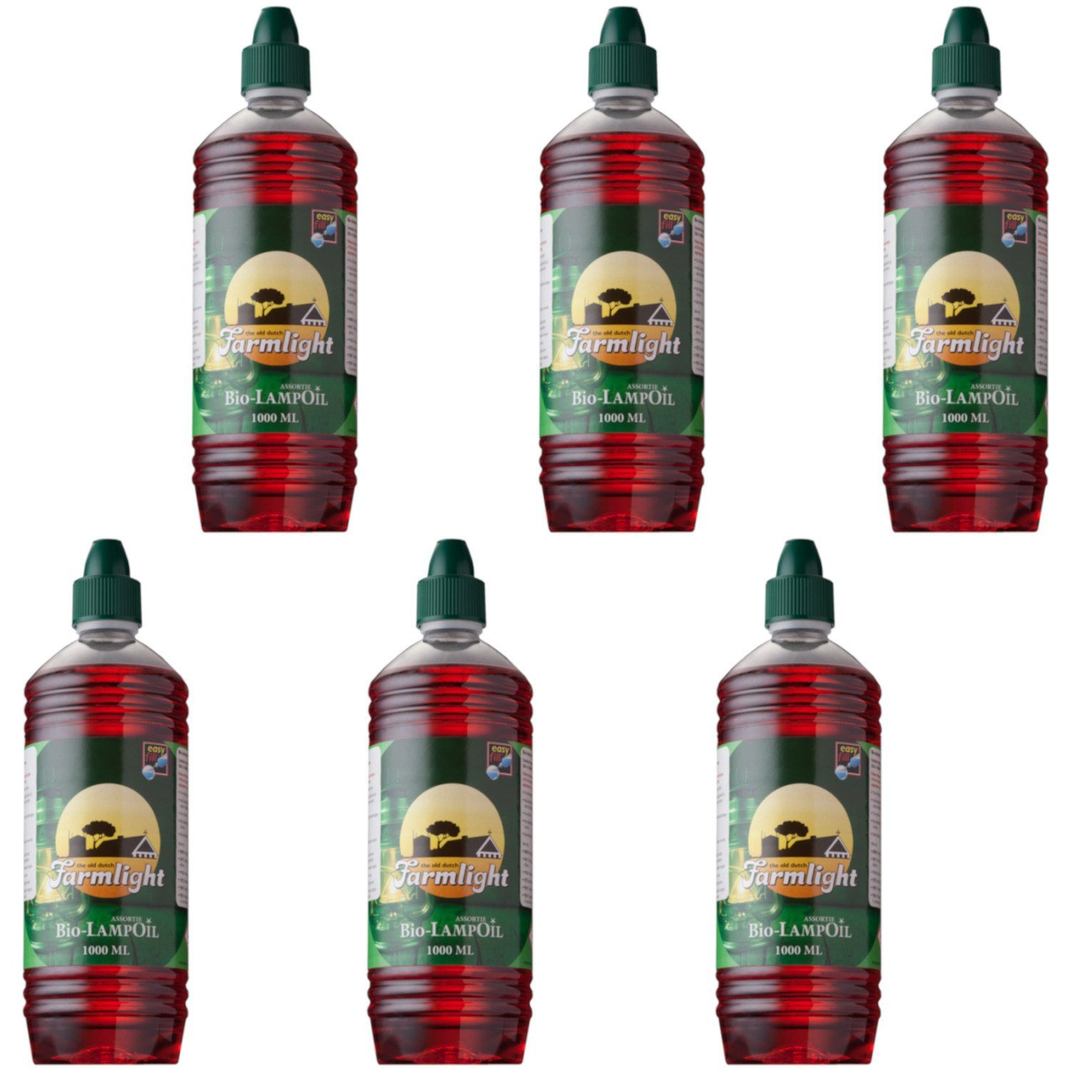 Moritz Lampenöl 6 Liter Bio Lampenöl rot, 4,2 kg, für Bambusfackeln, Gartenfackeln, Öllampen Outdoor Zubehör