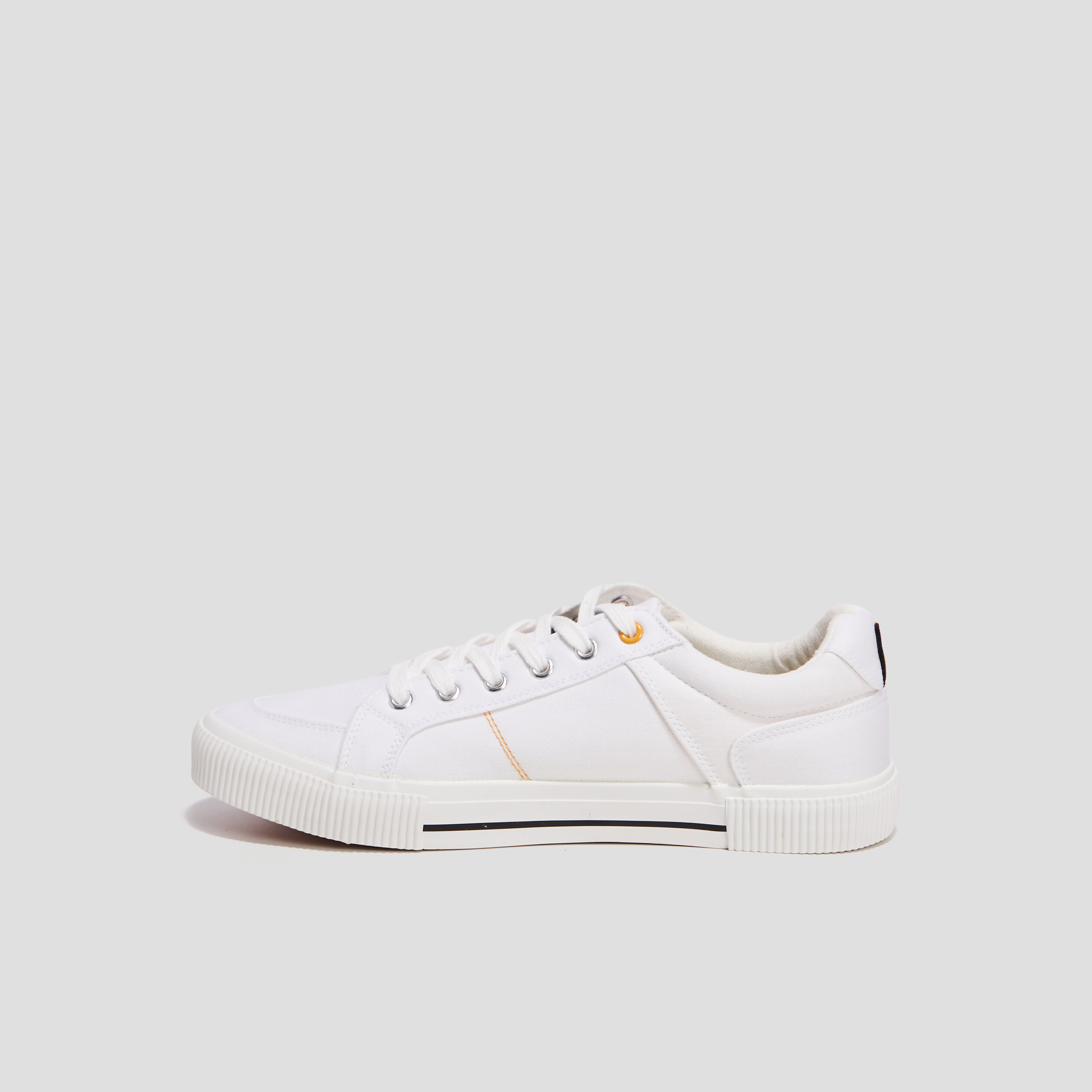 Tennis à lacets blanc homme | La Halle