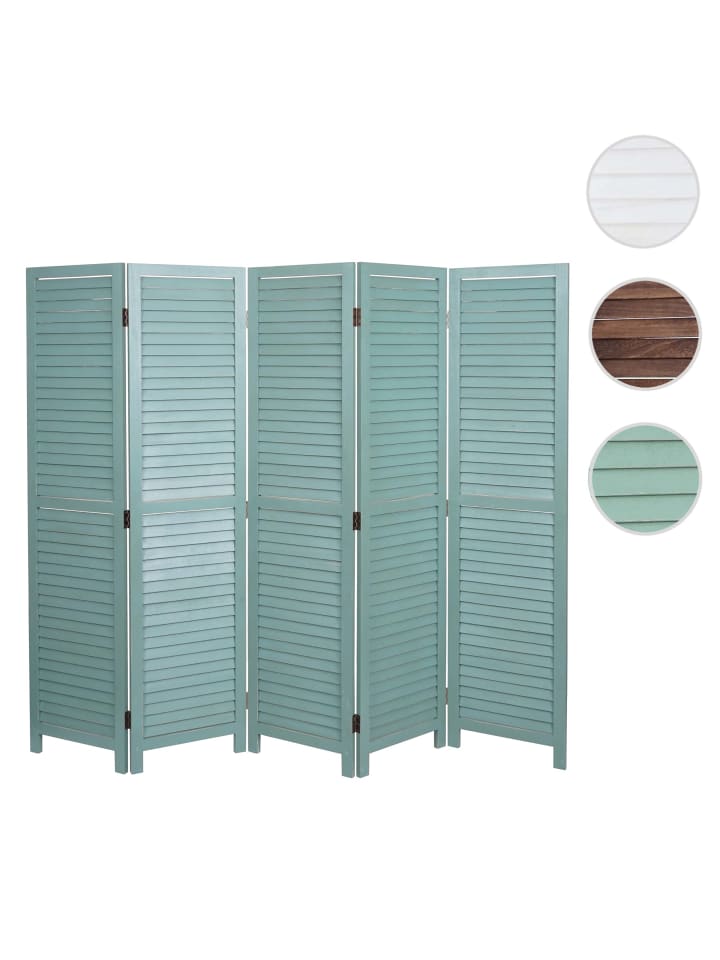 MCW Paravent C30 im Shabby-Look, Grün günstig kaufen onesize