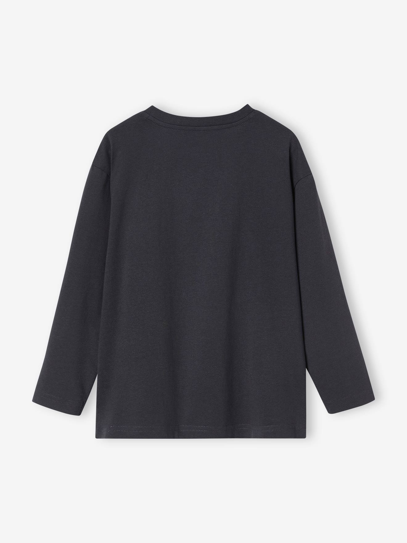 Vertbaudet Jungen Shirt mit Recycling-Baumwolle - graublau