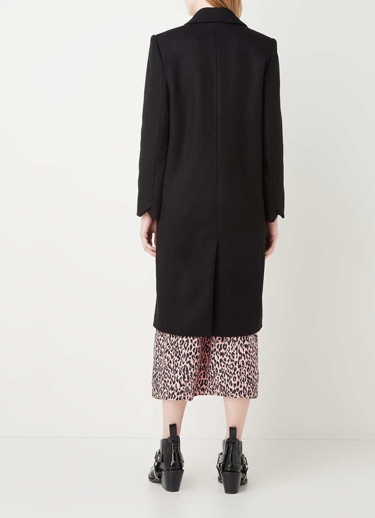 Zadig&Voltaire Monarque coat in wool blend with flap pockets