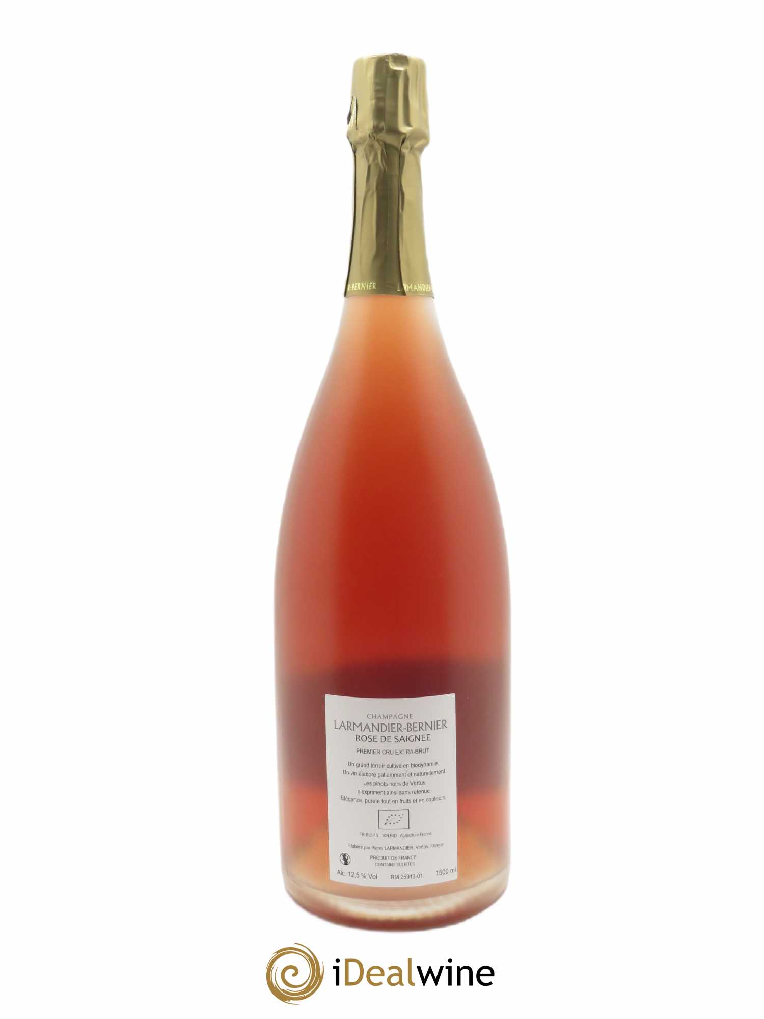 Rosé de saignée Premier Cru Extra Brut Larmandier-Bernier   - Lot de 1 Magnum