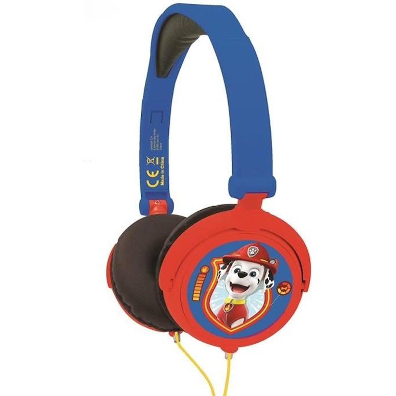 PAT' PATROUILLE Casque Casque stéréo filaire pliable pour enfants avec limitation de volume d'écoute
