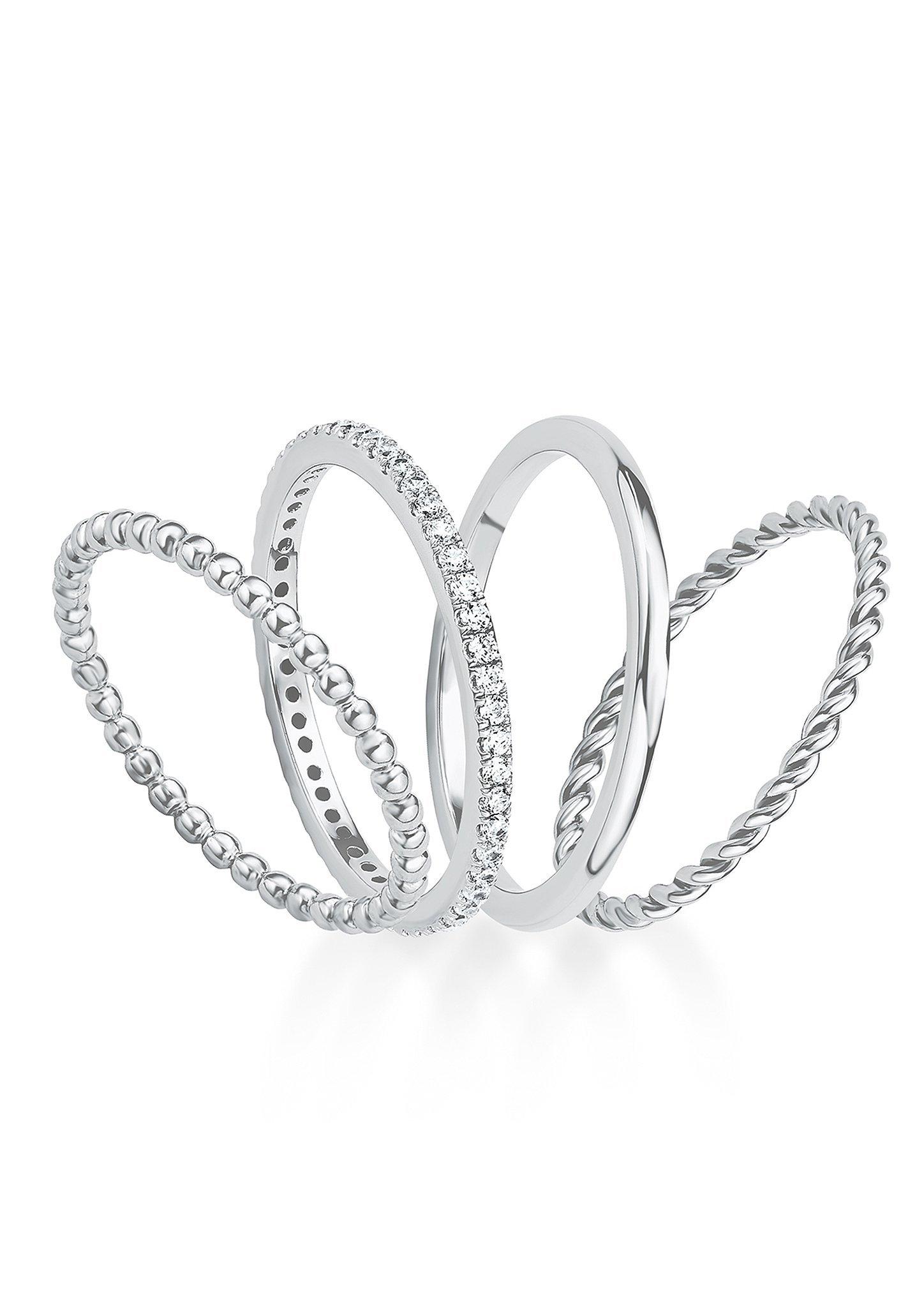 4er Set Ringe aus Sterling Silber  272.702.6413.0362-05E0