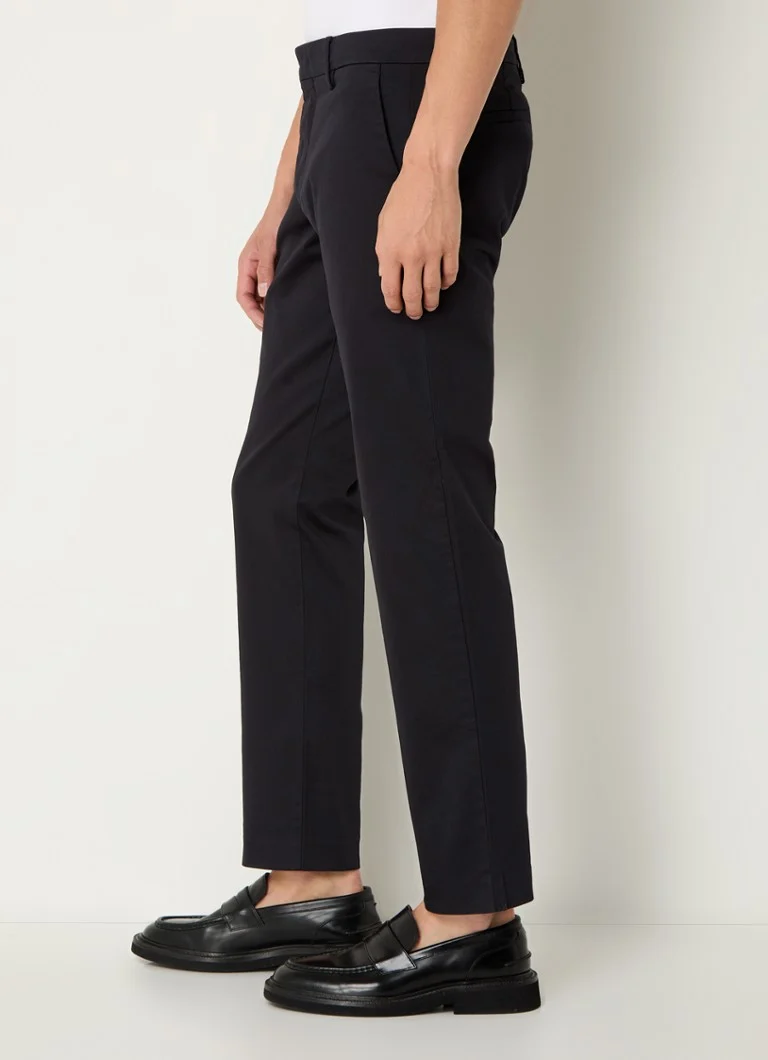 Pantaloni Theo slim fit din bumbac organic cu buzunare laterale (NN.07)