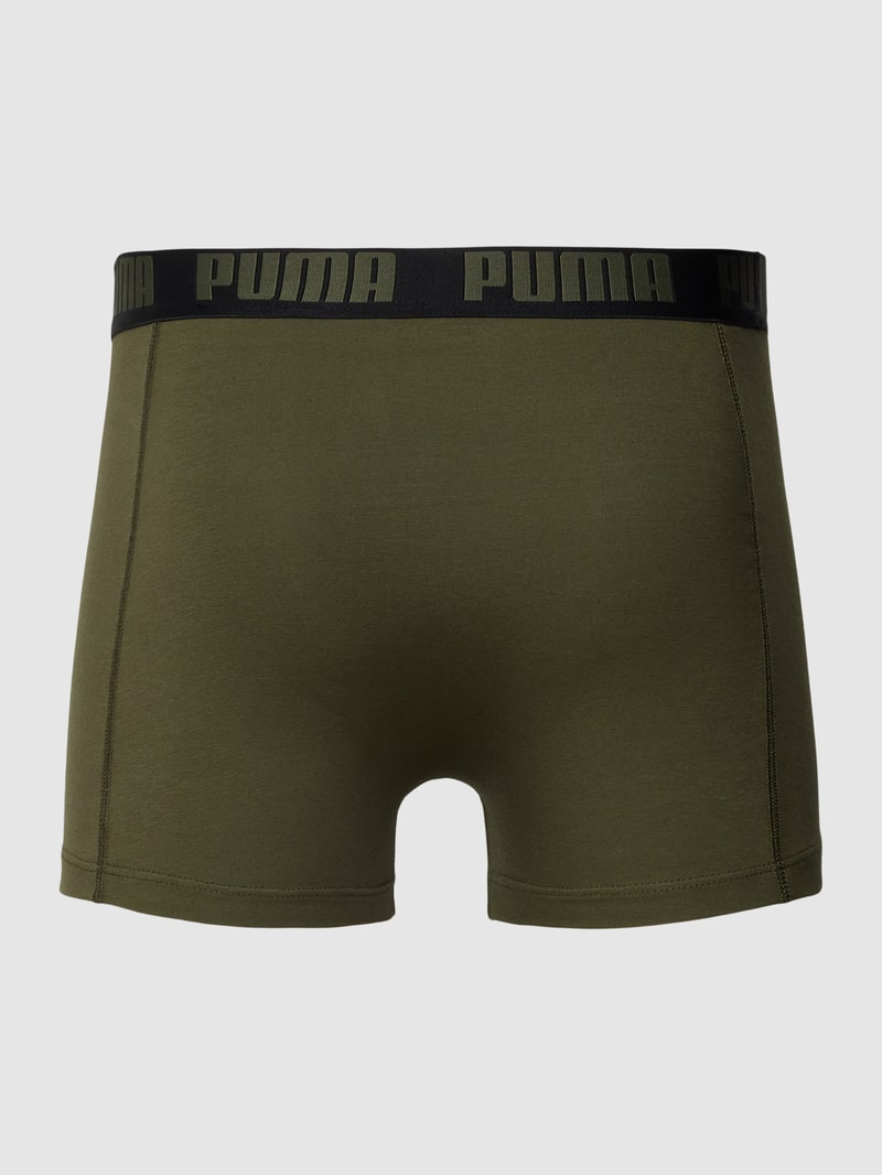 Boxershorts mit elastischem Logo-Bund im 2er-Pack in olivgrün