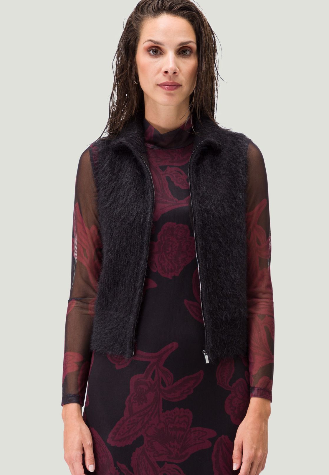 Strickweste flauschige Optik